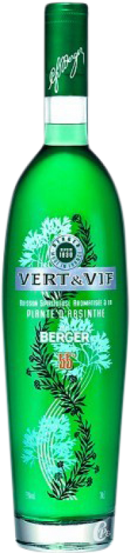 14,95 € Envío gratis | Absenta Berger Vert & Vif Botella 70 cl