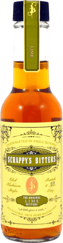 29,95 € Envío gratis | Schnapps Scrappy's Bitters Estados Unidos Botellín 15 cl Lime — Lima