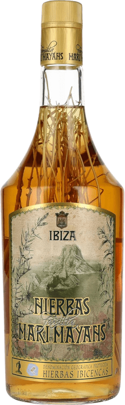 19,95 € Spedizione Gratuita | Liquore alle erbe Marí Mayans Hierbas Ibicencas en Rama Bottiglia 1 L
