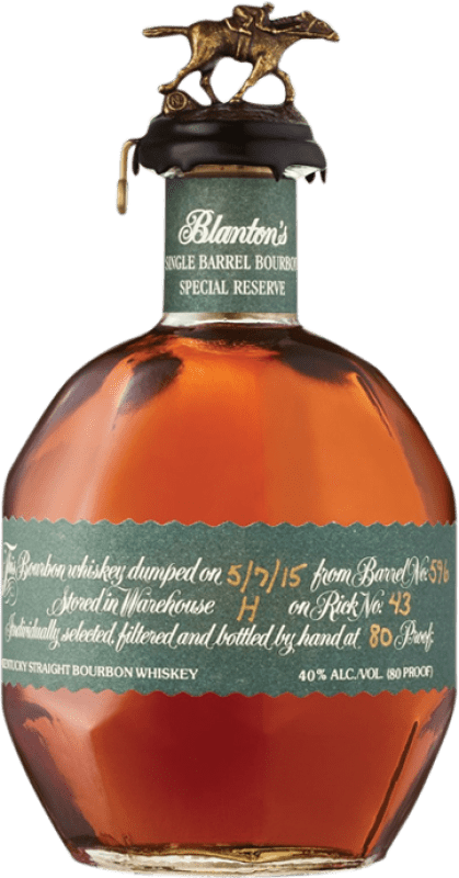 89,95 € 送料無料 | ウイスキー バーボン Blanton's Green Label ボトル 70 cl