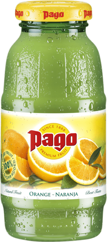 23,95 € 送料無料 | 24個入りボックス ソフトドリンク Zumos Pago スペイン 小瓶 20 cl Naranja — オレンジ