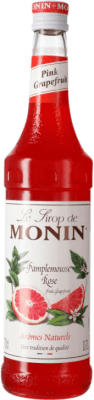 17,95 € Envio grátis | Schnapp Monin Sirope Pomelo Rosa Pamplemousse Rose Pink Grapefruit França Garrafa 70 cl Sem Álcool