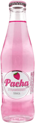 24,95 € Envio grátis | Caixa de 20 unidades Refrigerantes Espadafor Pacha Sin Espanha Garrafinha 20 cl Strawberry — Morango, Tonic Water — Tónica