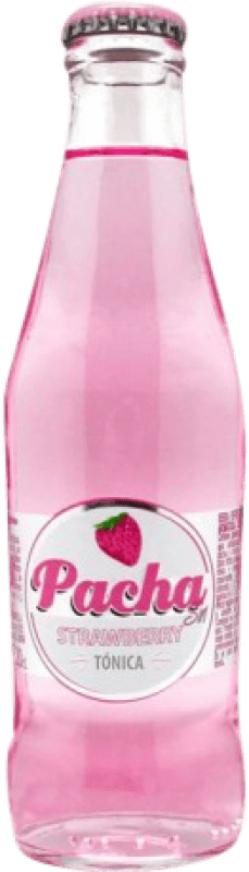 34,95 € Бесплатная доставка | Коробка из 20 единиц Напитки и миксеры Espadafor Pachasin Strawberry Tónica Маленькая бутылка 20 cl