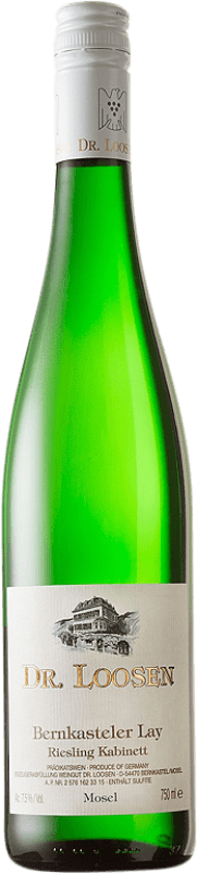 17,95 € Kostenloser Versand | Weißwein Dr. Loosen Bernkasteler Lay Dry Trocken Q.b.A. Mosel Deutschland Riesling Flasche 75 cl