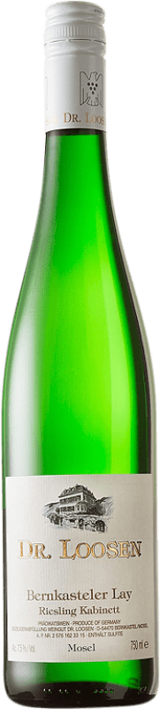 18,95 € Free Shipping | White Wine Dr. Loosen Bernkasteler Lay Dry Q.b.A. Mosel Germany Riesling Bottle 75 cl
