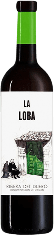 32,95 € 免费送货 | 红酒 La Loba Wines D.O. Ribera del Duero 卡斯蒂利亚莱昂 西班牙 Tempranillo 瓶子 75 cl