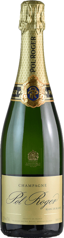 126,95 € Envoi gratuit | Vin Mousseux Blanc Pol Roger Blanc de Blancs A.O.C. Champagne Champagne France Chardonnay Bouteille 75 cl