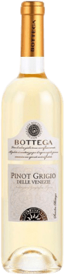 6,95 € Envio grátis | Vinho branco Bottega I.G.T. Veneto Vêneto Itália Pinot Cinza Garrafa 75 cl