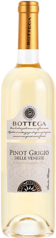 8,95 € Envio grátis | Vinho branco Bottega I.G.T. Veneto Vêneto Itália Pinot Cinza Garrafa 75 cl