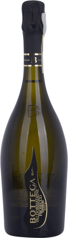 9,95 € Envio grátis | Espumante Branco Bottega Extra Dry — Extra Seco D.O.C.G. Prosecco di Conegliano-Valdobbiadene Itália Glera 75 cl