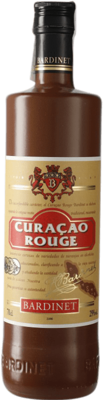 15,95 € Kostenloser Versand | Liköre Bardinet Curaçao Rouge Licor de Naranja Spanien Flasche 70 cl