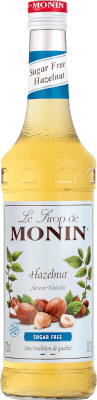 16,95 € Бесплатная доставка | Schnapp Monin Sirope Avellana Noisette Hazelnut sin Azúcar Франция бутылка 70 cl Без алкоголя