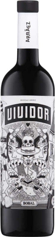 8,95 € Free Shipping | Red wine Antonio Arráez Vividor D.O. Utiel-Requena Spain Grenache, Bobal Bottle 75 cl