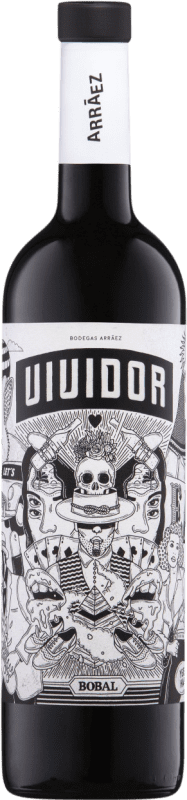 9,95 € Spedizione Gratuita | Vino Rosso Antonio Arráez Vividor D.O. Utiel-Requena Spagna Garnacha — Grenache, Bobal 75 cl