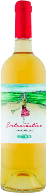 17,95 € Envío gratis | Vino Dulce Delgado Zuleta Entusiástico D.O. Manzanilla-Sanlúcar de Barrameda Andalucía España Palomino Fino Eco — Ecológico 75 cl