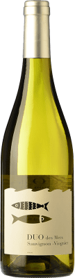 6,95 € Envio grátis | Vinho branco Producteurs Réunis Duo Des Mers I.G.P. Vin de Pays d'Oc França Viognier, Sauvignon Garrafa 75 cl