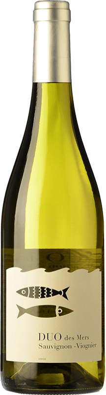 9,95 € Envío gratis | Vino blanco Producteurs Réunis Duo Des Mers I.G.P. Vin de Pays d'Oc Francia Viognier, Sauvignon Botella 75 cl