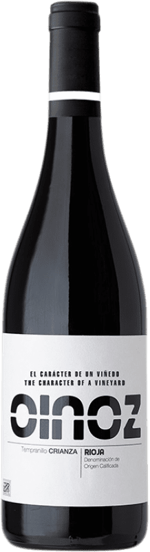 16,95 € Kostenloser Versand | Rotwein Carlos Moro Oinoz CM Crianza — Kurze Fassreifung D.O.Ca. Rioja La Rioja Spanien Tempranillo Flasche 75 cl