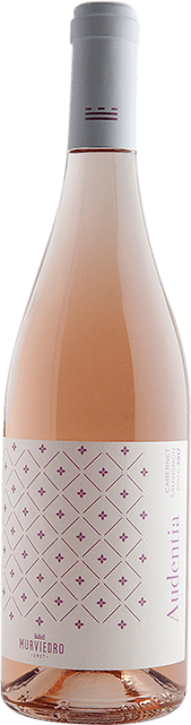 5,95 € Envío gratis | Espumoso Rosado Murviedro Audentia D.O. Valencia Comunidad Valenciana España Cabernet Sauvignon Botella 75 cl