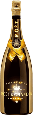 149,95 € Envio grátis | Espumante Branco Moët & Chandon Bright Night LED Luminoso — Luz LED A.O.C. Champagne Champagne França Pinot Noir, Chardonnay, Pinot Meunier Garrafa Magnum 1,5 L