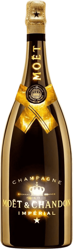 149,95 € Spedizione Gratuita | Spumante Bianco Moët & Chandon Bright Night LED Luminoso — Luce LED A.O.C. Champagne champagne Francia Pinot Nero, Chardonnay, Pinot Meunier Bottiglia Magnum 1,5 L