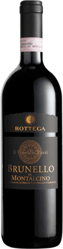 45,95 € 免费送货 | 红酒 Bottega D.O.C.G. Brunello di Montalcino 意大利 Sangiovese 瓶子 75 cl