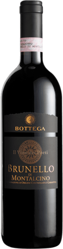 45,95 € Бесплатная доставка | Красное вино Bottega D.O.C.G. Brunello di Montalcino Италия Sangiovese — Санджовезе Бутылка 75 cl