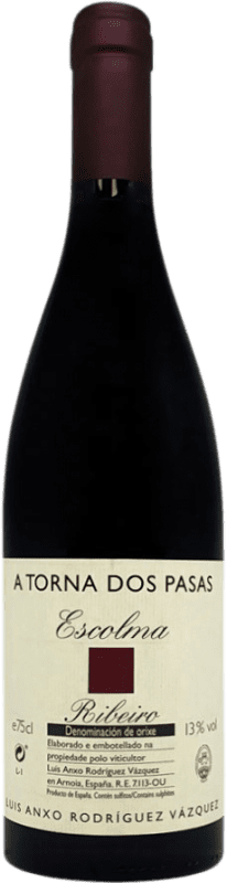 56,95 € Kostenloser Versand | Rotwein Luis Anxo A Torna Dos Pasas Escolma D.O. Ribeiro Galizien Spanien Caíño Schwarz, Brancellao, Ferrol Flasche 75 cl