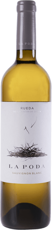 8,95 € Spedizione Gratuita | Vino bianco Palacio La Poda Crianza D.O. Rueda Castilla y León Spagna Sauvignon Bianca Bottiglia 75 cl