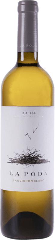 8,95 € Kostenloser Versand | Weißwein Caserío de Dueñas La Poda Alterung D.O. Rueda Kastilien und León Spanien Sauvignon Weiß Flasche 75 cl
