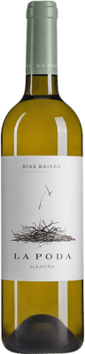 8,95 € Envío gratis | Vino blanco Viña Mayor La Poda D.O. Rías Baixas Galicia España Albariño Botella 75 cl
