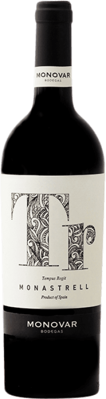 8,95 € Envio grátis | Vinho tinto Monovar TR Crianza D.O. Alicante Comunidade Valenciana Espanha Monastrell Garrafa 75 cl