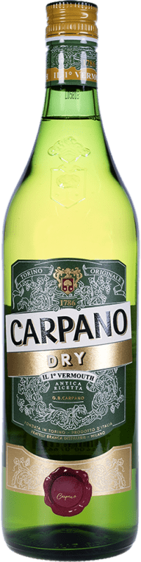 19,95 € Spedizione Gratuita | Vermouth Carpano Dry — Secco Classico Italia 1 L