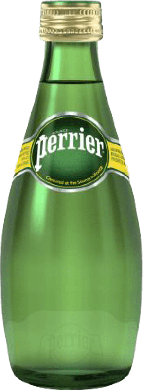 37,95 € 送料無料 | 24個入りボックス 水 Nestle Waters Perrier Cristal 3分の1リットルのボトル 33 cl
