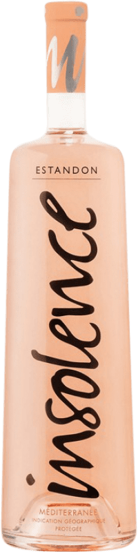 22,95 € Free Shipping | Rosé sparkling Estandon Insolence Syrah, Grenache Magnum Bottle 1,5 L