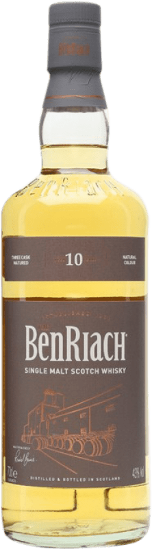 45,95 € Kostenloser Versand | Whiskey Single Malt The Benriach Speyside Malta 10 Jahre Flasche 70 cl