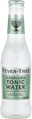 62,95 € 免费送货 | 盒装24个 饮料和搅拌机 Fever-Tree Elderflower 小瓶 20 cl