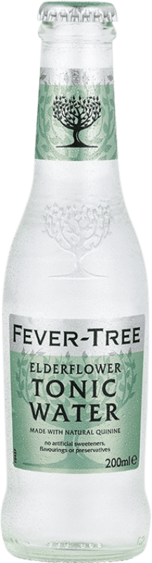 62,95 € Envoi gratuit | Boîte de 24 unités Boissons et Mixers Fever-Tree Elderflower Petite Bouteille 20 cl