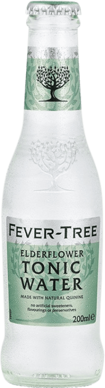 55,95 € Free Shipping | 24 units box Soft Drinks Fever-Tree United Kingdom Small Bottle 20 cl Elderflower, Tonic Water