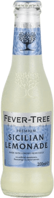 62,95 € Envio grátis | Caixa de 24 unidades Refrescos e Mixers Fever-Tree Sicilian Lemonade Garrafa Pequena 20 cl