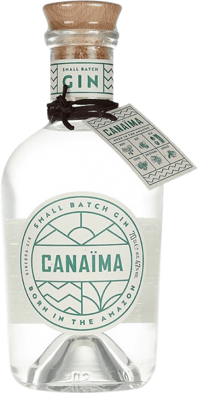 51,95 € Envio grátis | Gin Destilerías Unidas Canaima Gin Garrafa 70 cl