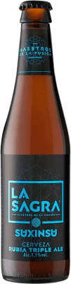 86,95 € Envoi gratuit | Boîte de 24 unités Bière La Sagra Suxinsu Espagne Bouteille Tiers 33 cl