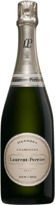 49,95 € 免费送货 | 白起泡酒 Laurent Perrier Demi-Sec Harmony 半干半甜 A.O.C. Champagne 香槟酒 法国 Pinot Black, Chardonnay, Pinot Meunier 瓶子 75 cl