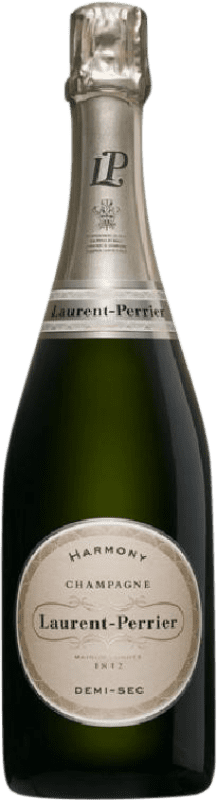 74,95 € Kostenloser Versand | Weißer Sekt Laurent Perrier Harmony Semiseco — Halbtrocken A.O.C. Champagne Champagner Frankreich Pinot Noir — Spätburgunder, Chardonnay, Pinot Meunier — Schwarzriesling Flasche 75 cl