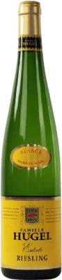 24,95 € Envio grátis | Vinho branco Hugel & Fils Estate A.O.C. Alsace Alsácia França Riesling Garrafa 75 cl