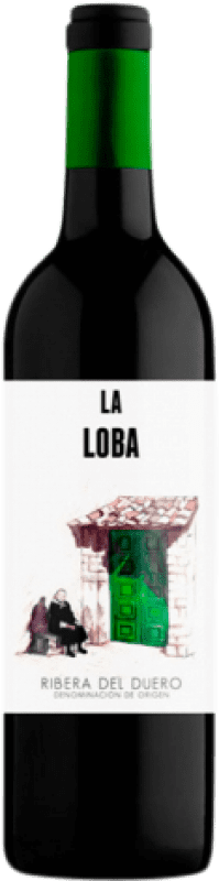69,95 € Kostenloser Versand | Rotwein La Loba Wines D.O. Ribera del Duero Kastilien und León Spanien Tempranillo Magnum-Flasche 1,5 L
