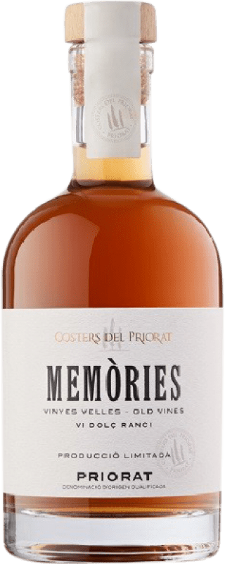 34,95 € Бесплатная доставка | Сладкое вино Costers del Priorat Memories Rancio D.O.Ca. Priorat Каталония Испания Syrah, Grenache, Cabernet Sauvignon Половина бутылки 37 cl