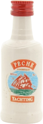 2,95 € Бесплатная доставка | Ликёры Yachting Испания Мини-бутылка 5 cl Pêche — Персик, Whisky — Виски