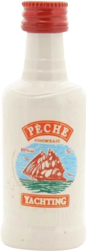 1,95 € Free Shipping | Spirits Yachting Whisky Peche Miniature Bottle 5 cl